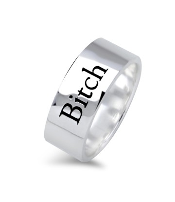 Bitch Silver Rings NSR-02